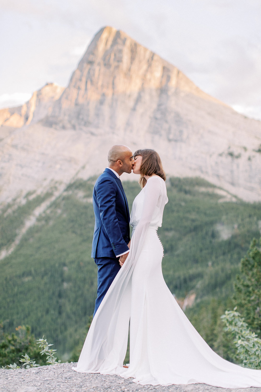 Calgary wedding photography Banff wedding photoshoot Canmore mountain top