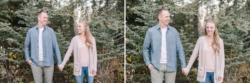 Calgary engagement session in fish creek park
