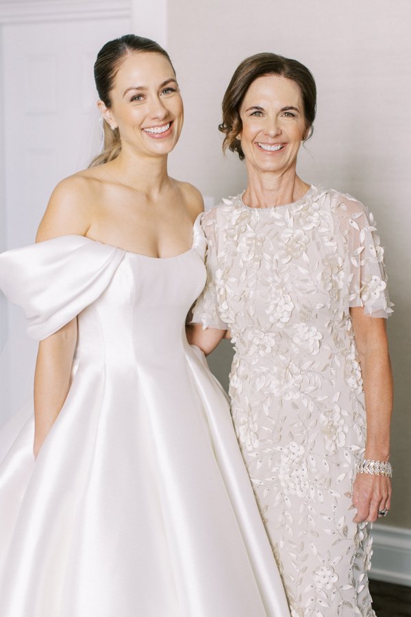 portrait of mother and bride at the Calgary Fairmont Palliser Hotel